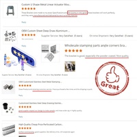 Support de suspension de gouttière à vis rapide caché en aluminium robuste de 6''