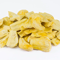 Groothandel in gevriesdroogde jackfruit chips, natuurlijke knapperige jackfruit fruitsnack leverancier