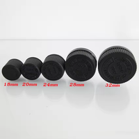 Capuchon de sécurité pour enfants à finition latérale nervurée 28/410 32/400 38/410 Capuchon résistant aux enfants avec doublure en mousse Pe pour bouteille de médecine en plastique