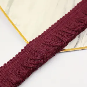 Factory Wholesale 4Cm Cotton Fringe Trims Home Textile Accessories Tassel Fringe