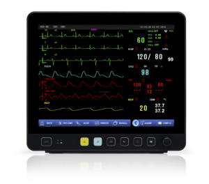 Moniteur patient portable avec écran de 15 pouces, signes vitaux, multiparamètres, IBP, EtCO2 - Product Image 1