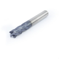 Fraise à bout plat en carbure monobloc Chuanrun, 2/4 cannelures |   Fraiseuse CNC pour acier au carbone, fonte, acier pour moules |   Fraisage HRC60