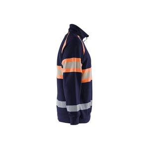 BLAKLADER - 355311588953XL Pull haute visibilité Bleu marine/Orange-EAN 7330509830734 HI-VIS WORKWEAR - Product Image 5