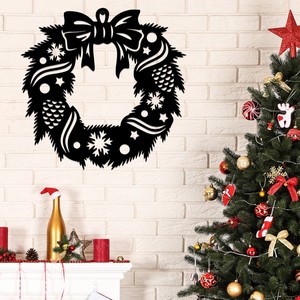 Decorazioni Natalizie per Esterni, Ornamenti in Ferro Battuto per Porte e Pareti, Stile Moderno e Semplice, Decorazioni da Appendere per Corridoi e Ingressi - Product Image 2