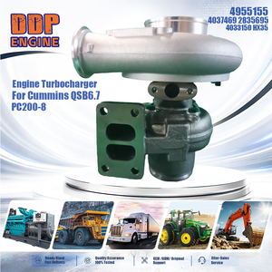 เทอร์โบชาร์จเจอร์เครื่องยนต์ HX35สำหรับ Cummins QSB6.7 PC200-8หมายเลขชิ้นส่วน4955155 4037469 2835695 4033150เครื่องจักรก่อสร้าง - Product Image 2