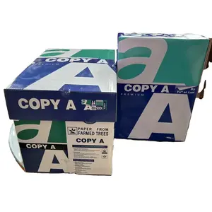 100% Raw Wood Pulp Printing Paper A4 Size White 70 Gsm Item Color Weight Origin Type Copy for school office