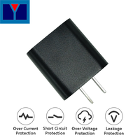 Adaptateur secteur USB AC DC 15W 20W USB-A/USB-C Type-C 5V 3A/4A, alimentation en matériau PC/ABS