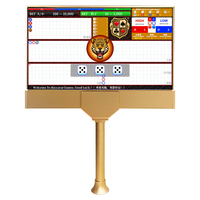 Monitores de Juego de Casino con Pantalla LCD de Doble Cara Ultra Delgada de 32 Pulgadas con Logotipo Personalizado Chapado en Oro para Baccarat