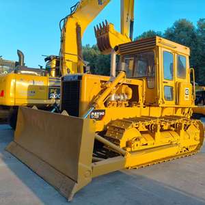 รถดันดินตีนตะขาบ Caterpillar D6D มือสองจากญี่ปุ่นแท้ เครื่องยนต์ CAT 3306 รถดันดินขนาดกลาง พร้อมริปเปอร์ สำหรับงานก่อสร้างปรับระดับพื้นดิน - Product Image 4