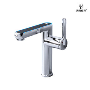 Grifo de Lavabo Inteligente Dipsi Emperor con Pantalla Digital, Monomando, Montaje en Encimera, Válvula de Cerámica, Iluminación LED - Product Image 5