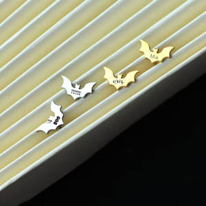 किएहान का नया हलोलीन व्यक्तिगत उत्कीर्ण कस्टम नाम बैट बालियां - Product Image 2