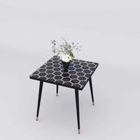 Table d'appoint avec haut-parleur et lumière LED, capteur tactile, table basse multifonctionnelle moderne pour la maison