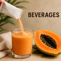 Poudre de Papaye : Ingrédient Tropical de Qualité Supérieure pour Smoothies, Boissons et Confiseries – Approvisionnement Direct Usine