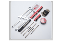 Kit d'outils de réparation tout-en-un pour la maison, marteau, tournevis, pinces, coffret de rangement rigide, ensemble d'outils à main durables, utilisation domestique et en atelier, OEM 304