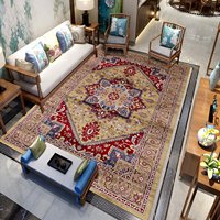 Tapis de luxe grand format le plus vendu 200x300CM, tapis de salon moderne à motif persan classique, fabriqué à la machine