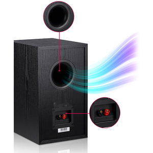 100W 6.5 Inch Bookshelf <b>Speakers</b> Wooden Monitor 1 Tweeter Home System Music Sound <b>Amplifiers</b> <b>Speaker</b> S605 6.5 Inch Bookshelf Spe - Product Image 4