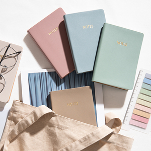 Agenda de cuero encuadernada A6 con logotipo personalizado, mini cuaderno planificador semanal mensual y Diario de gratitud con impresión de alta calidad - Product Image 6