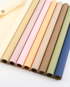 Papel de Regalo al por Mayor, Personalizado, de Diseño, en Rollo, de Color Sólido, Plástico Impermeable, Suministros para Floristas, Empaque para Regalos Florales - Product Image 2