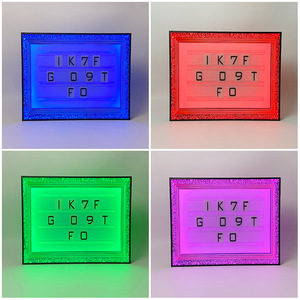 Bacheca di supporto portatile personalizzabile per concerti di celebrità bar Nightclub Retro illuminato Prop LED - Product Image 5