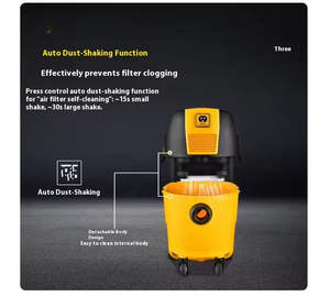 Máquina Pulidora de Paredes Automática con Colector de Polvo, <span class=keywords><strong>Lijadora</strong></span> de Paneles de Yeso de Alta Potencia con Aspiradora Integrada - Product Image 3
