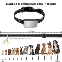 Collier anti-aboiement intelligent pour chien avec reconnaissance vocale par algorithme IA, affichage des enregistrements d'aboiements sur 7 jours, collier d'entraînement pour animaux de compagnie