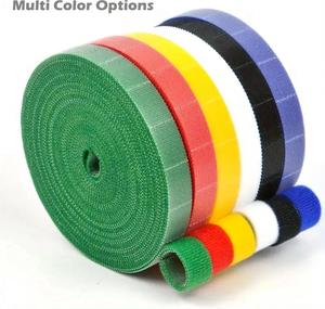 Eco-Friendly Reusable Double Sided Self-Adhesive Heat Resistant Washable Customizable <b>Hook</b> <b>Loop</b> <b>Tape</b> Fastener for Office Garden - Product Image 3