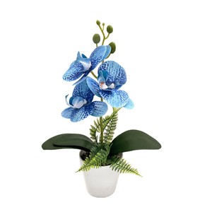 Orquídeas Phalaenopsis Artificiales con Maceta de 34 cm de Alto, Decoración para el Hogar y la Oficina, Plantas en Maceta - Product Image 5
