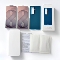 Étui magnétique pour Samsung Galaxy Z Fold 8 Fold8 Ultra, texture en fibre de carbone, coque de protection et protection d'écran en verre trempé