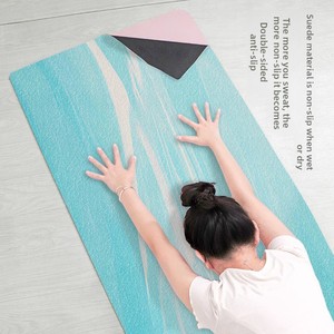 เสื่อโยคะแบบพับได้ ขนาด 183 ซม. รูปทรงสี่เหลี่ยมผืนผ้า กันลื่น ซับเหงื่อ ผลิตจากผ้ากำมะหยี่นุ่ม พกพาสะดวก สำหรับมืออาชีพ จัดส่งแบบดรอปชิปปิ้ง - Product Image 4
