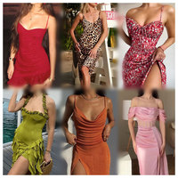 Lots en gros de vêtements pour femmes : hauts, robes décontractées, vêtements d'occasion de qualité supérieure, lots de stock de vêtements pour femmes, robes en gaze de coton