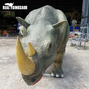 3D Animatronic Rinoceronte Animal Modelo Zoo Decoración Animal - Product Image 2
