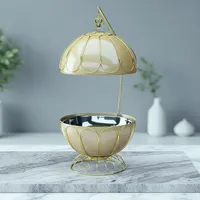 Plat à chafing rond haut de gamme 8L en acier inoxydable pour buffet, maintien au chaud des aliments, préservation de la fraîcheur et présentation lors d'événements de restauration