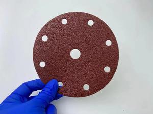 <span class=keywords><strong>กระดาษทราย</strong></span>อะลูมิเนียมออกไซด์สีแดงขนาด<span class=keywords><strong>4</strong></span><span class=keywords><strong>นิ้ว</strong></span>เครื่องมือขัดขนาดเส้นผ่านศูนย์กลาง100มม. แผ่นดิสก์ที่ไม่มีรู - Product Image 3