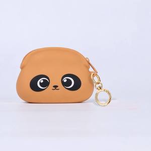 Nuova Borsa per il Trucco in Silicone a Forma di Orso con Portachiavi, Portafoglio Morbido in Cotone, Vendita all'Ingrosso - Product Image 5