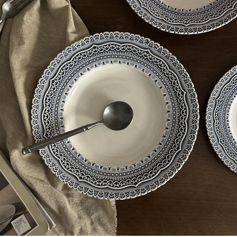 จานสีฟ้าย้อนยุค26*2.5