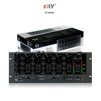 Mélangeur Dj Offre Spéciale C3 Canal de microphone avec égaliseur Deux connecteurs USB
