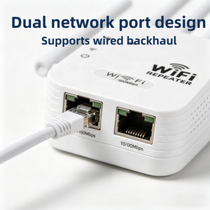 Répéteur WiFi sans fil intérieur/extérieur 300 Mbps Amplificateur WiFi 1200 Mbps 5 GHz 2,4 GHz IP 4G 3G pour la maison avec port Ethernet - Product Image 5
