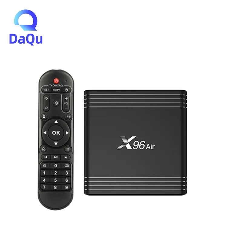 Nuovo Amlogic S905X3 Chip di Android 9.0 Tv BOX X96 Aria 2G 4G di RAM 16G 32G 64G ROM Dual Wifi Hd Video Televisione 8K Set Top Box X96Air