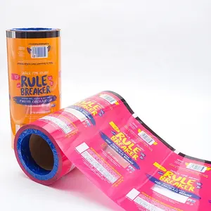 Laminating Film Packaging Film Roll Laminated Material Stock Flexible Ldpe Plastic With Printing Food Packaging Film Food Grade Casting Soft OEM