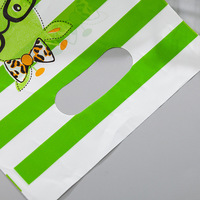 Sacs à provisions Dot Surface Big Jewelry Boutique Cadeau Emballage Plastique Offre Spéciale Noir Impression Sac D'épicerie Personnalisé HDPE Valve