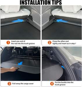 Для Subaru 2025 Crosstrek чехол для груза выдвижной задний багажник защитный экранирующий абажур без зазора черные комплекты из углеродного волокна для интерьера - Product Image 3