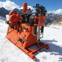 Foreuse hydraulique portable diesel GY 200, profondeur de forage 200 m, diamètre de forage mobile 140 mm, multifonctionnelle