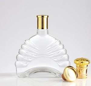 Botella de Vidrio Transparente Grabada de 750 ml (24 oz) para Brandy, <span class=keywords><strong>Vodka</strong></span>, Whisky XO, Vino, Tequila, Diseño de Lujo, Éxito de Ventas 2024 - Product Image 2