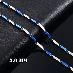 สร้อยคอเหล็กกล้า<span class=keywords><strong>ไร</strong></span>้สนิมรูปทรงไม้ไผ่กันน้ำ ไม่ซีดจาง คุณภาพดี สำหรับผู้ชาย - Product Image 6