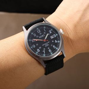 Nuevo <span class=keywords><strong>Reloj</strong></span> de Hombre <span class=keywords><strong>SOKI</strong></span> 069 de Lujo 2024, <span class=keywords><strong>Reloj</strong></span> de Pulsera de Cuarzo para Hombre de Alta Calidad, Resistente al Agua, Luminoso, con Correa de Nailon, <span class=keywords><strong>Reloj</strong></span> Casual - Product Image 5