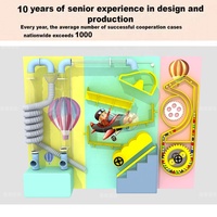 Equipo de Juegos para Interiores Comerciales, Escuelas y Jardines de Infancia, Pared de Pelotas, Pared Mecánica, Juegos, Área de Juegos para Niños