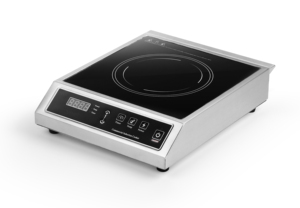 Cuisinière à induction commerciale à prix abordable, interrupteur à bouton-poussoir, 2700W, avec brûleur plat unique, affichage LED, OEM/ODM Chine AM-CD27A Comm - Product Image 3