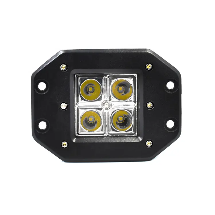 Dicke 16W weißes Licht quadratische LED-Arbeits lampe mit Fokussierung Flutlicht SUV-Erkennungs lampe Auto modifizierte Scheinwerfer erkennung