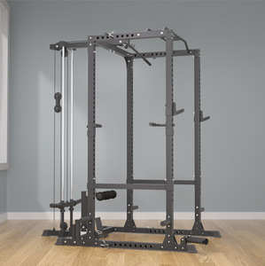 Recién llegado, <span class=keywords><strong>jaula</strong></span> de rack de energía de gimnasio SEMI-comercial con máquina de polea y accesorios de minas terrestres - Product Image 3