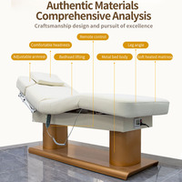 Table de massage de luxe Lingvita Elegant Beauty Bed, mobilier de salon réglable, unité de traitement de physiothérapie confortable